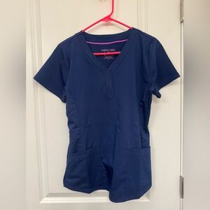 Healing Hands Navy Scrub set